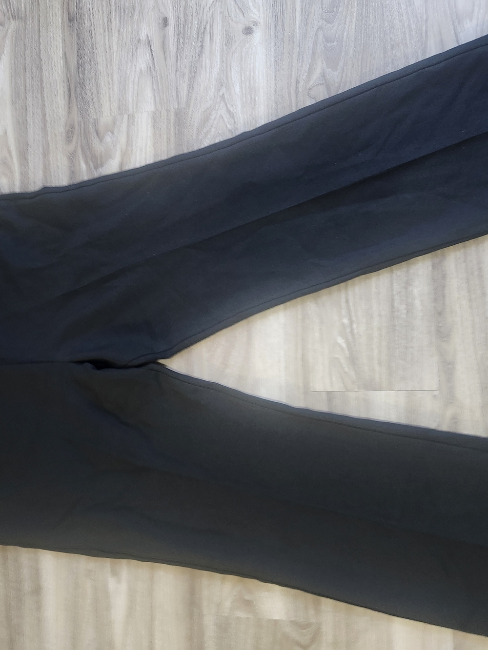 Black Straight-Leg Pants